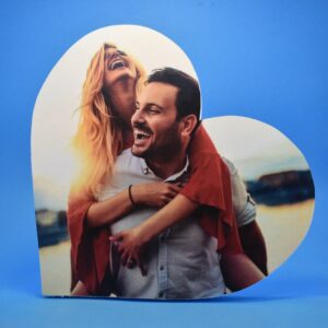 Corazón en Corcho Blanco